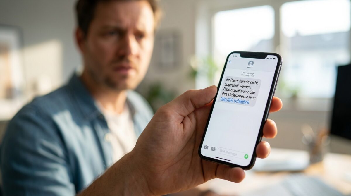 erfahren sie, wie sie den ausgeklügelten betrug mit gefälschten zusteller-benachrichtungen vermeiden können, bei denen angeblich ihr paket nicht in den briefkasten passt. schützen sie sich vor dieser masche!